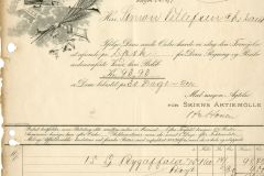 106_Lott-4-fakturaer-Skiens-Aktiemolle_1903-1939__nr