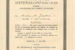 138_Arendals-Osterskompani_1935_100_nr172-175