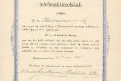 317_Christanssand-og-omegns-telefonaktieselskab_1895_368_nr100